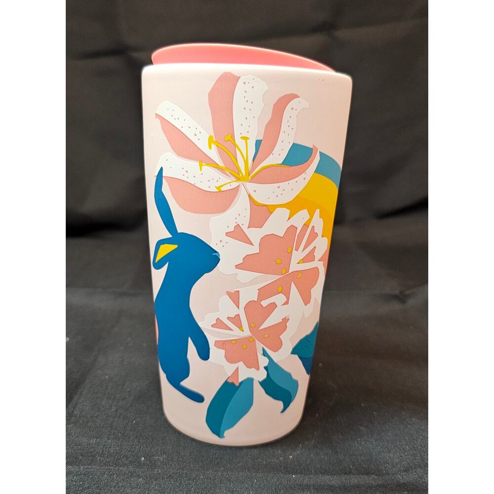 NWT Starbucks Pink Bunny Ceramic Mug